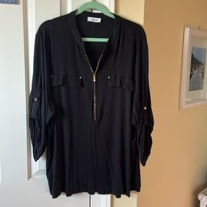 Calvin Klein 1x black classy shirt gently worn